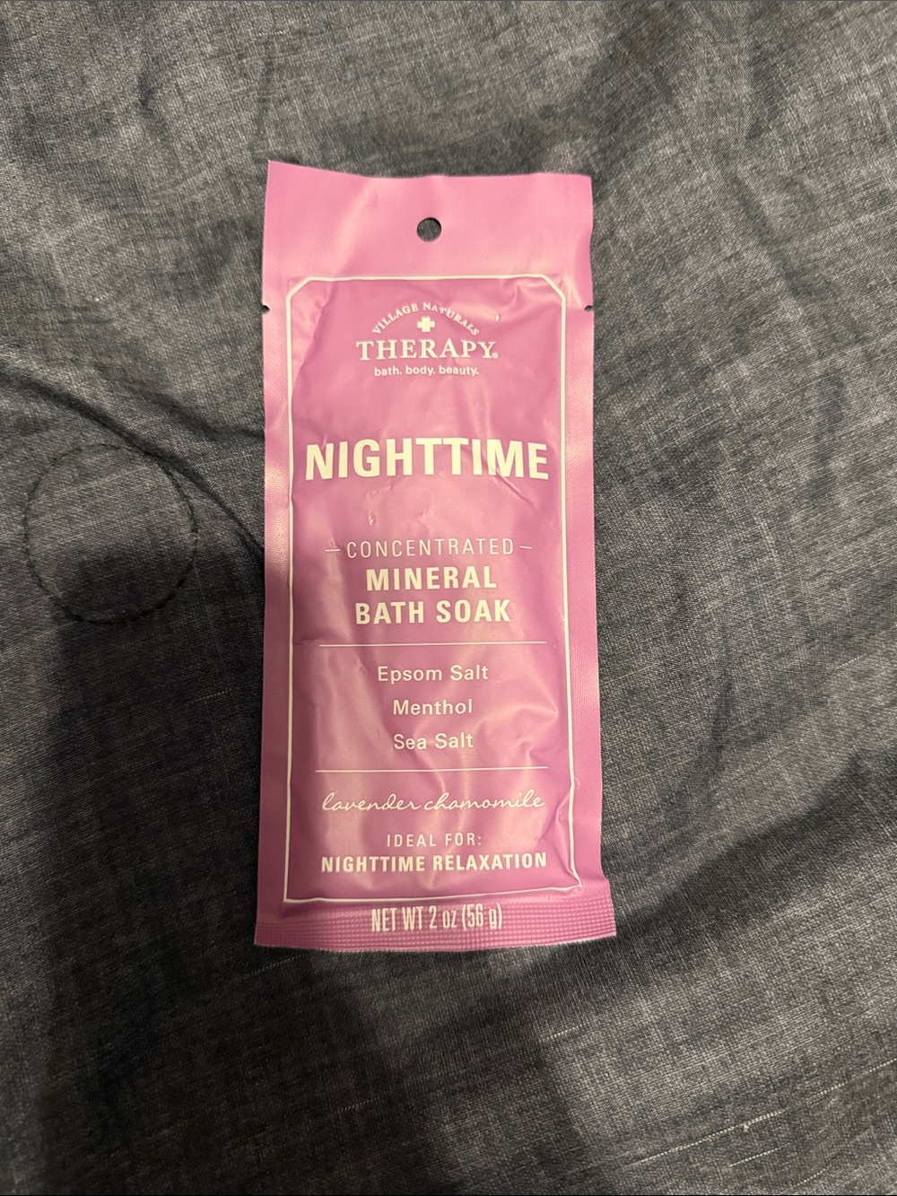 therapy Nighttime Mineral Bath Soak - Pink Sachet